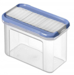 Domino Keeper rotho Birių produktų indas, 0.75 l, skaidri/mėlyna