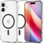 Spigen Ultra Hybrid MagSafe dėklas skirtas Apple iPhone 17 - skaidrus pilkos spalvos