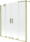 Vonios sienelė Mexen Velar Duo II, Brushed auksinis, 140 x 150 cm