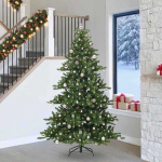 Dirbtinė Sulankstoma Kalėdų Eglutė su 300 LED Žalia 240 cm PVC