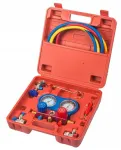 Oro kondicionavimo pildymo rinkinys, automobilių AC diagnostikos įrankis, &scaron;aldymo slėgio matuoklių rinkinys, AC kolektoriaus matuoklių rinkinys, &Scaron;VOK aptarnavimo rinkinys