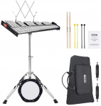 32 natų glockenspiel ksilofono rinkinys, profesionalus mu&scaron;amųjų instrumentų komplektas, su stovu ir plaktukais, varpelių rinkinys muzikos besimokantiems ir atlikėjams