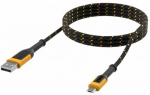 &bdquo;DeWalt&ldquo; USB-A/Micro USB laidas, 1,8 m, sustiprintas Kevlaru