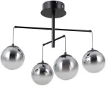 20W LED pakabinamas &scaron;viestuvas VELADA, juodos/pilkos sp., 3000K