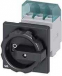 Siemens Pagrindinis/avarinis skyriklis 3P 11,5 kW 9,5 kW 32 A, montuojamas ant skydo (3LD2254-0TK51)