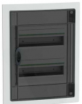 Schneider LVSXP213 PrismaSeT XS 2x13 PSXS-2-13-PT-P skirstomieji įrenginiai, įleidžiami į žemę, skaidrios durys, IP40 IK09 LVSXP213