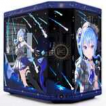 HYTE Y70 Suisei Edition PC Case, Mid Tower, E-ATX, Tempered Glass - Mėlyna