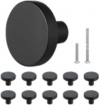 Vevor juodi 32 mm spintelės rankenėlės 10 vnt.