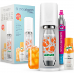 Gazuotų gėrimų gaminimo aparato SodaStream Terra rinkinys, baltas