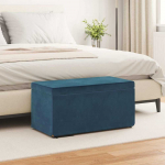 Sūpynes Mėlyna 81 x 41 x 40 cm Velvetas ir Inžinerinė Medis
