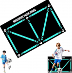Futbolo treniruočių kilimėlis, 60 x 90 cm