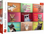 Dėlionė TREFL Puzle Kaķi, 1500 gab.