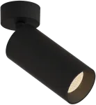 Lubinis &scaron;viestuvas 12W LED pavir&scaron;inis akcentinis &scaron;viestuvas PIPE, juodas, 2700K, dimeriuojamas, F3986090NDT