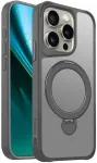 Telforceone Etteri Matt Mag Ring Apple iPhone 15 Pro 6,1' dėklas telefonui pilkos spalvos