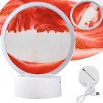 Pakabinamas &scaron;viestuvas 3D Smėlio Lempa, Dinaminiais Efektais, USB LED RGB