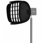 Ap&scaron;vietimo Modifikatorius - Newell 25 cm Mini Bowens Kvadratinis Softboxas Tara 40 RGB LED &Scaron;viesai - Su Tinkleliu, Juodas