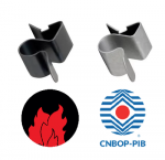 9411CC Kabelio spaustukas 10-11mm, sijos storis 1-4mm, 9411CC, /100 vnt./, CNBOP, CELO