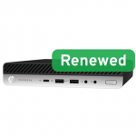 Stacionarus kompiuteris HP Renewed Grade A | ProDesk 600 G5 DM | Intel Core i3 | i3-9100T | 8 GB | NVMe | 128 GB | Intel UHD Graphics 630 | Windows 11 Home