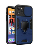 Dėklas iLike Apple IPHONE 14 PRO MAX RING LENS CASE Mėlyna