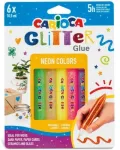 Hobby2You Blizgūs klijai 10,5 ml neoniniai 6 vnt. asorti.