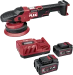 Flex Tools Flex akumuliatorinis poliravimo įrenginys XFE 2 15 18-EC/5,0 rinkinys
