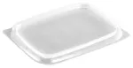 Usorteret Žema dėžutė i&scaron; plastiko, Mini 65,108x82x10mm PP, permatoma, kartoninė pakuotė po 1000 vnt., skirta maistui