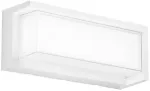 22W LED lauko sieninis &scaron;viestuvas BLOCK, baltas, CCT, IP65