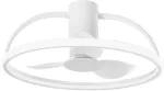 40W LED lubinis &scaron;viestuvas HADLEY, baltas, CCT, su 11W ventiliatoriumi