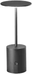 2W LED įkraunamas stalo &scaron;viestuvas LIBERTY, juodas, dimeriuojamas, IP44