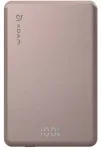 Adam Elements Vionta L10 Ultra Slim Magnetic Wireless Charging 10000 mAh rožinė
