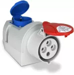 Plastrol Lizdas siłowe stałe 4p + gniazdo 250v 2p+su