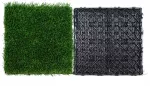 Dirbtinės žolės plytelių rinkinys 18 vnt. 310x310 mm. savaime nusausinanti