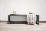 Venture Design Suoliukas Athena 140x38x45 cm Juodas