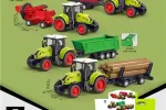 Fh Toys Traktor su maszyną rolniczą 706-25 06383