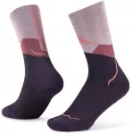 BUFF Merino Lightweight Crew Sock LWC1 Socks, Rožinė L