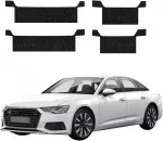 GrizzGlass juoda techninė danga HeavyDuty Juodas slenksčiams skirti Audi A6 C8 Sedan (2018-2023) [4w1] (GRZ20166)