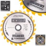 Powermat Deimantinė diskinė lentpjūvė medienai 255x30 24z TDD-255x30x24Z