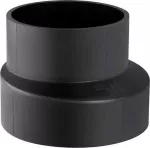 75 x 63 mm redukcinis ekscentras, juodas, PEH Geberit