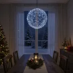 Kalėdų finialo &scaron;viesa 300 LED &Scaron;alta balta &Oslash; 30 x 32 cm
