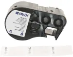 Brady M4-91-417, Juoda, Balta, Savaiminio klijavimo spausdintuvo etiketė, Vinilas, Terminis perne&scaron;imas, Akrilas, Nuolatinis