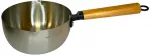 Metalinis prikaistuvas su medine rankena 18cm 9748-18