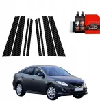 GrizzGlass Karboninė plėvelė stulpams BodyShield, skirta Mazda 6 2 Sedan 4D (2010-2013) [8w1] (GRZ17523)