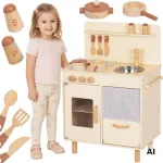 Tooky Toys Žaislinė virtuvėlė Tooky Toy, 10 dalių