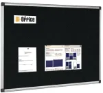Bi Silque Ra&scaron;ymo lenta, Bi-Office Maya, aliuminio rėmas, juoda, 90 x 120 cm