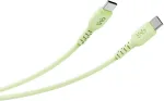 USB laidas TnB USB-C į USB-C 60 W Turbo Charge 1 m telefonui, greitas įkrovimas T''nb / Tcusbc01gr / Žalias (SB12247)