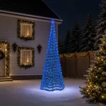 LED blizganti kalėdinė eglutė su smeigtuku EKENAS 400 cm