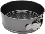 Abcsea atsegama tortinė, kepimo formos tortams, patvarus 1 mm anglinis plienas, apvali tortinė, atsegama tortinė, kepimo forma su nepridegančia danga, 22 cm apvali keptuvė