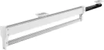 Mafage i&scaron;traukiamas drabužių kabyklos strypas, reguliuojamas teleskopinis drabužių kabyklos strypas 292 mm, baltas