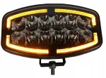 Led darbinis kelio žibintas reflektorius 80w halogenas 12v 24v drl