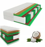Adams Group 90x200 spyruoklinis čiužinys Elite Rest Premium 24cm H3 H4 su kokoso sluoksniu